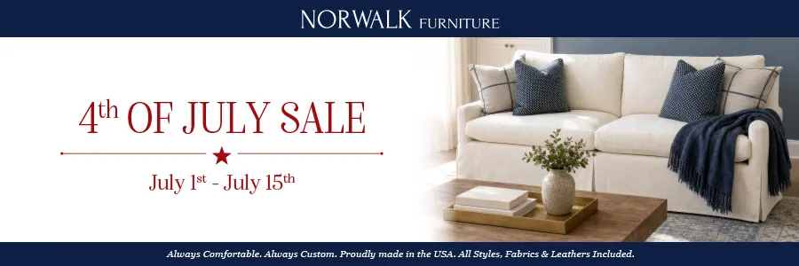Norwalk Furniture 4th of July Sale Banner