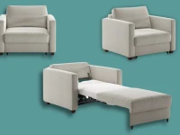 LR43LU - Cot chair sleeper hidden bed