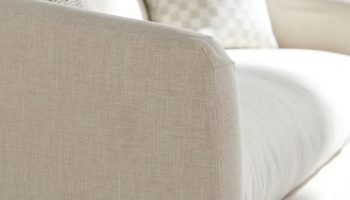 Rowe - Beige Sofa With Patterned Pillows In Home Decor Setting