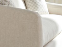 Rowe - Beige Sofa With Patterned Pillows In Home Decor Setting